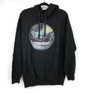 Star Wars The Child Pullover Hoodie Sweatshirt Unisex Size Medium Black NEW